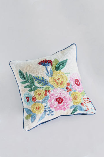 Annabelle Embroidered Cushion Cover