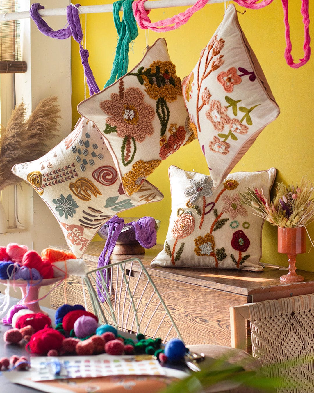 Golden Harvest Cushion Covers Collection - Set of 4