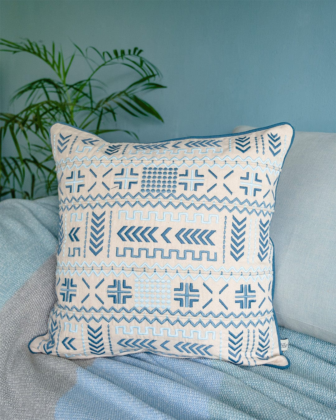 Serene Cushion Cover - Secret Trellis Collection