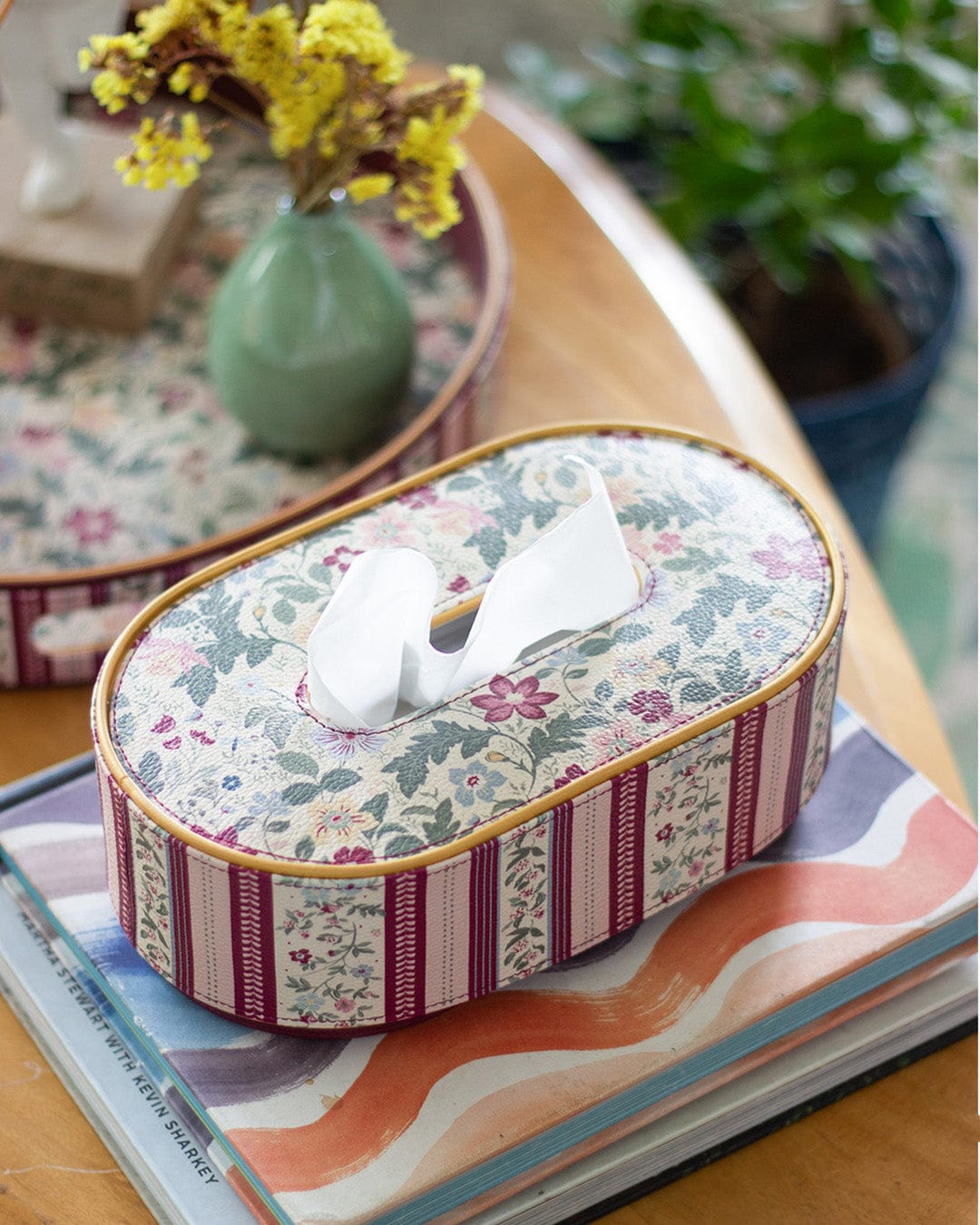 Botanica Vegan Leather Tissue Holder