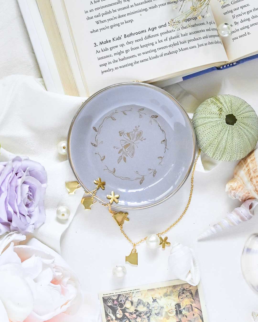 Charcoal Grey Trinket Tray