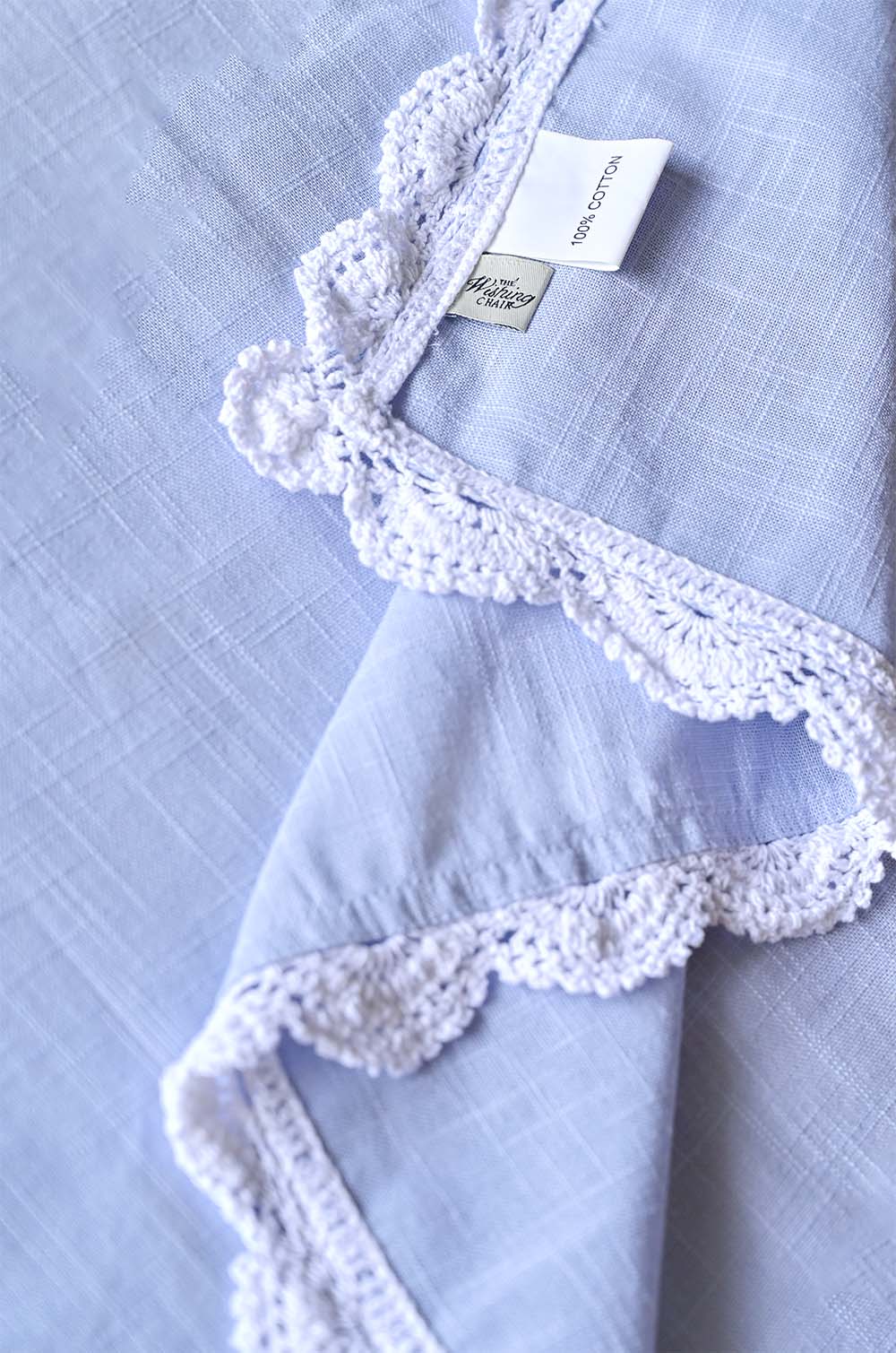 Silver Mist Hand Crochet Table Cloth -4/6/8 seater