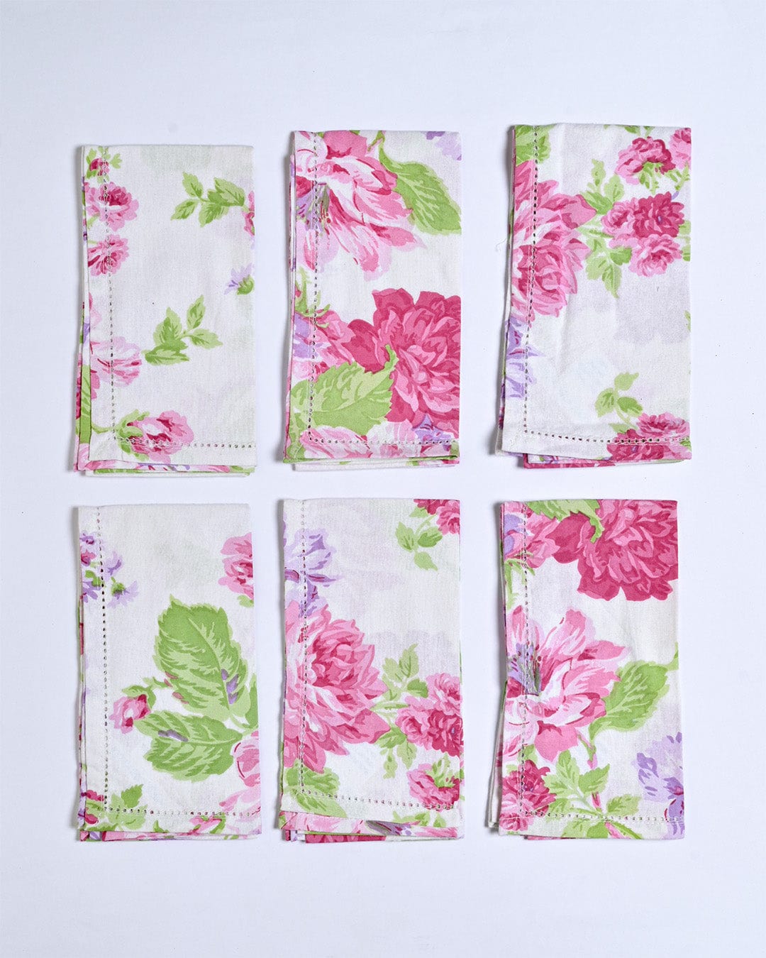 April Cornell  Everlasting Ecru Napkin Set Of 6