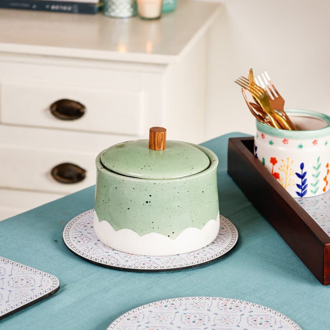 Tile Garden Wooden Trivets - Set of 2