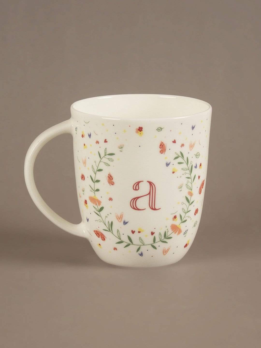 Butterfly Monogram Mug- A To Z