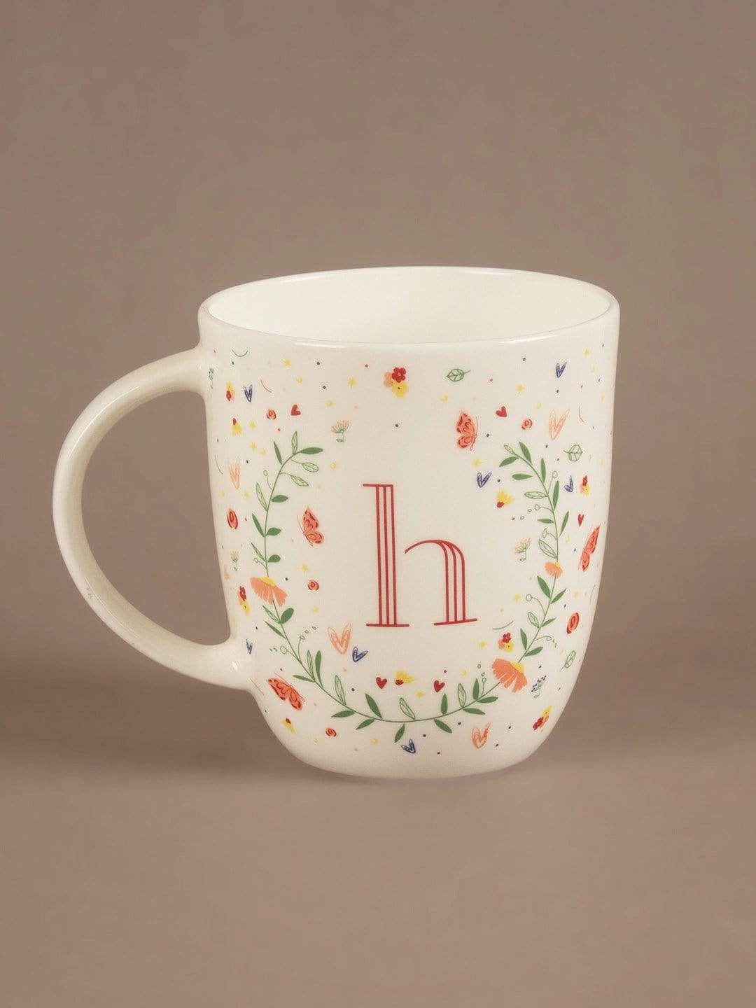 Butterfly Monogram Mug- A To Z