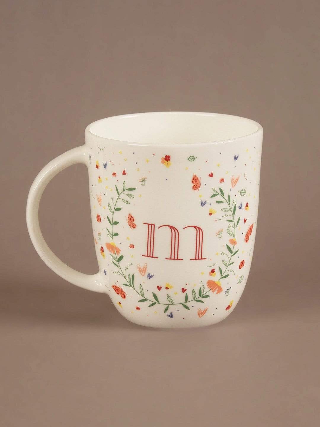 Butterfly Monogram Mug- A To Z