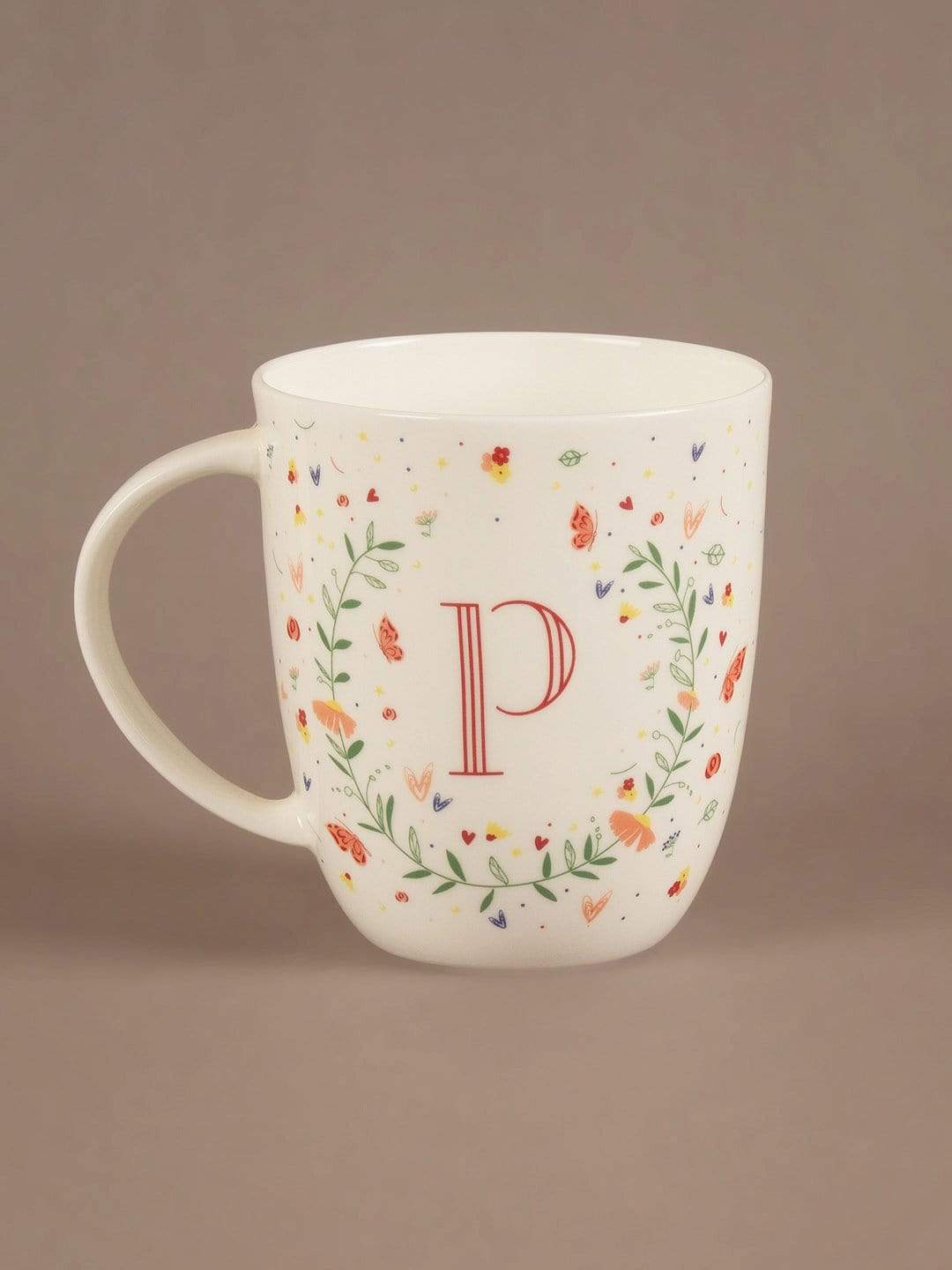 Butterfly Monogram Mug- A To Z