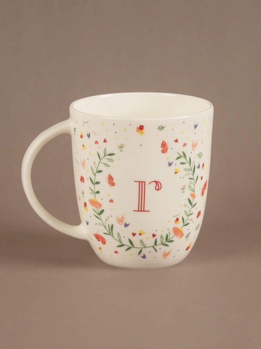 Butterfly Monogram Mug- A To Z