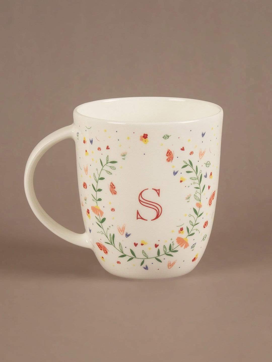 Butterfly Monogram Mug- A To Z