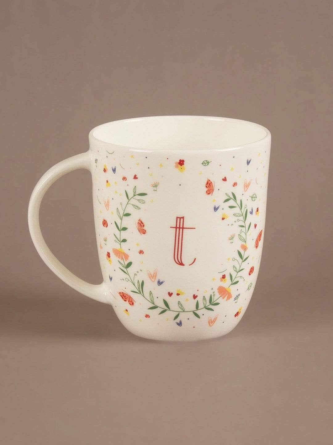 Butterfly Monogram Mug- A To Z