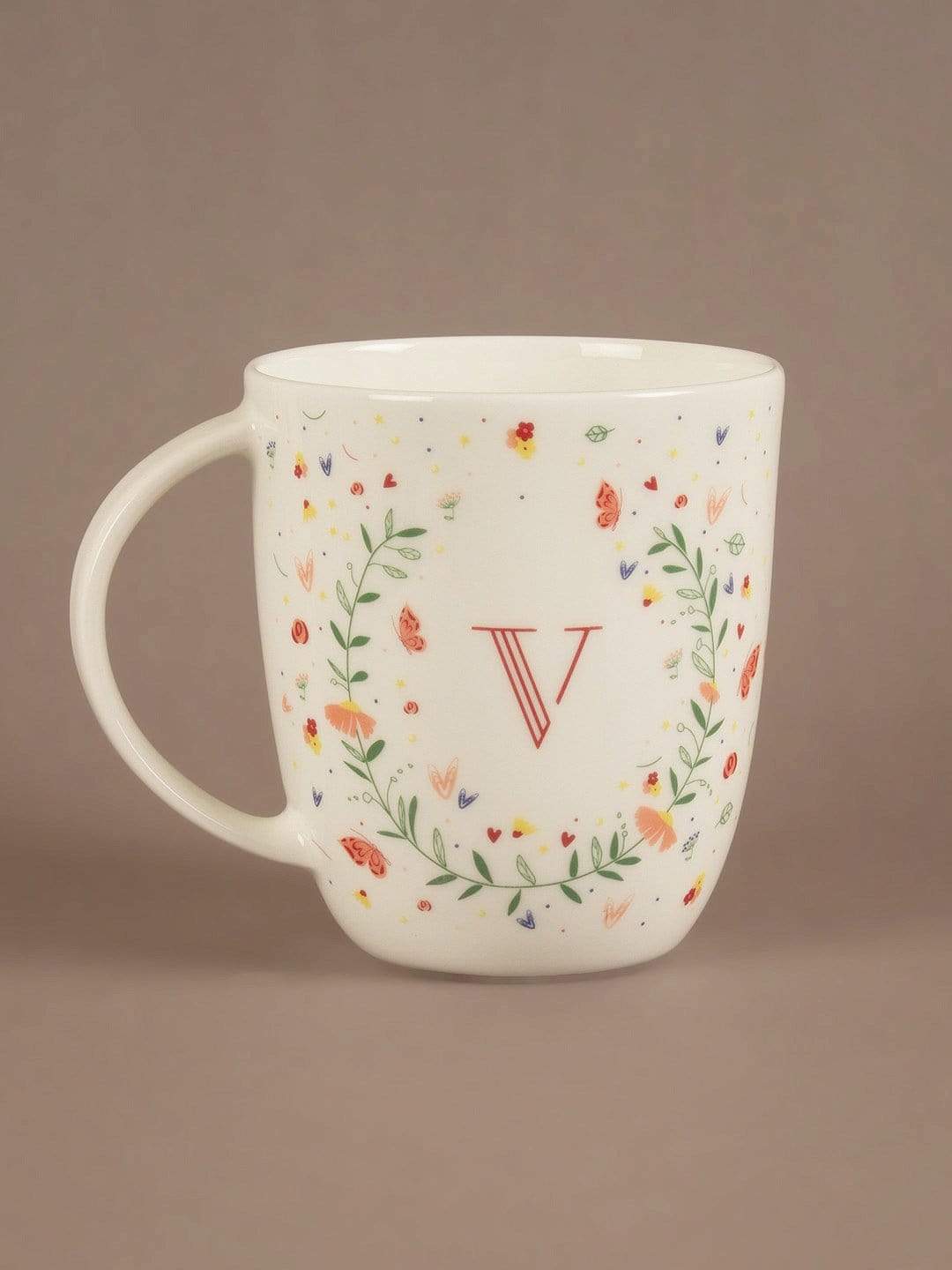 Butterfly Monogram Mug- A To Z