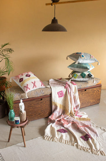 Niam Woven Cotton Throw