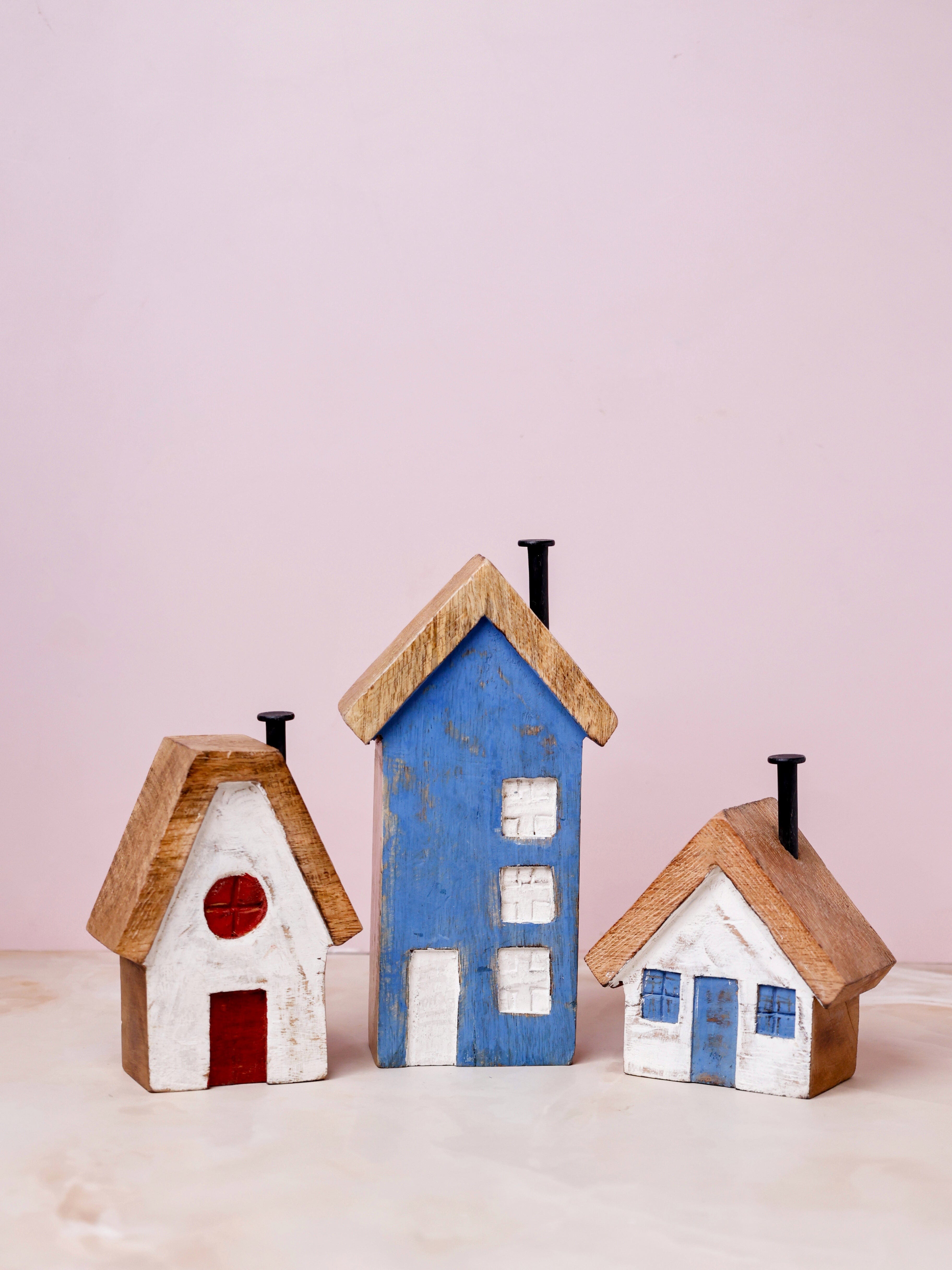 Tiny Homes Paperweight Collection - Set of 3