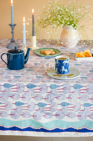 Topiary Garden Table Cloth - 4 seater