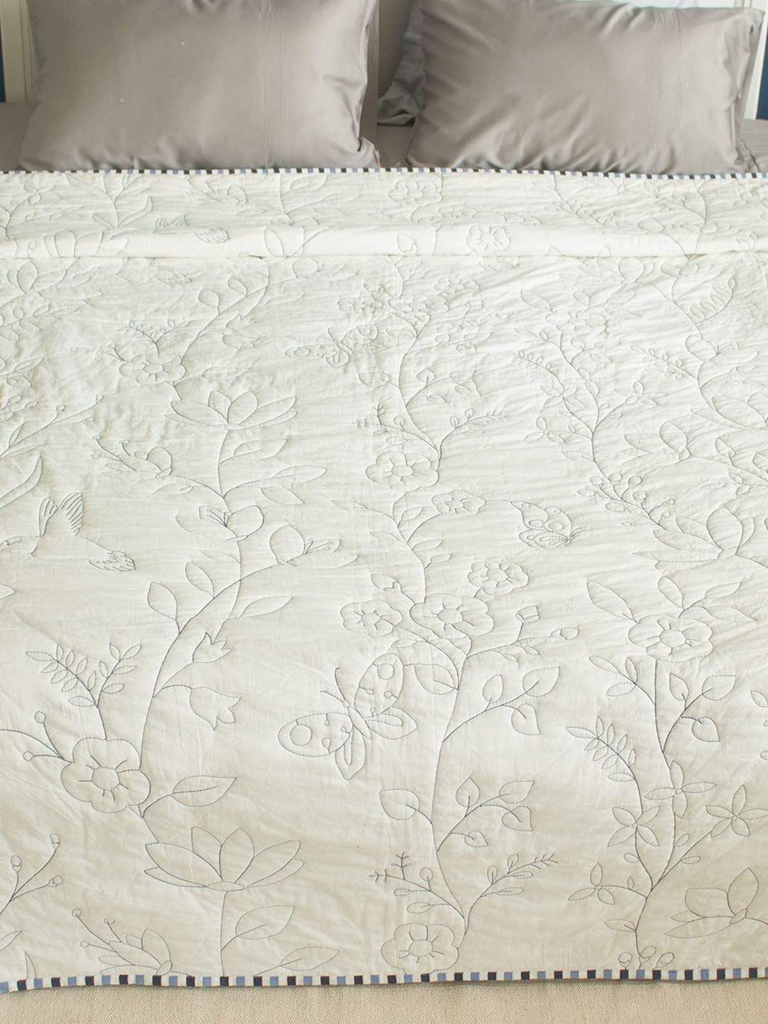 Trellis Quilted Bedcover