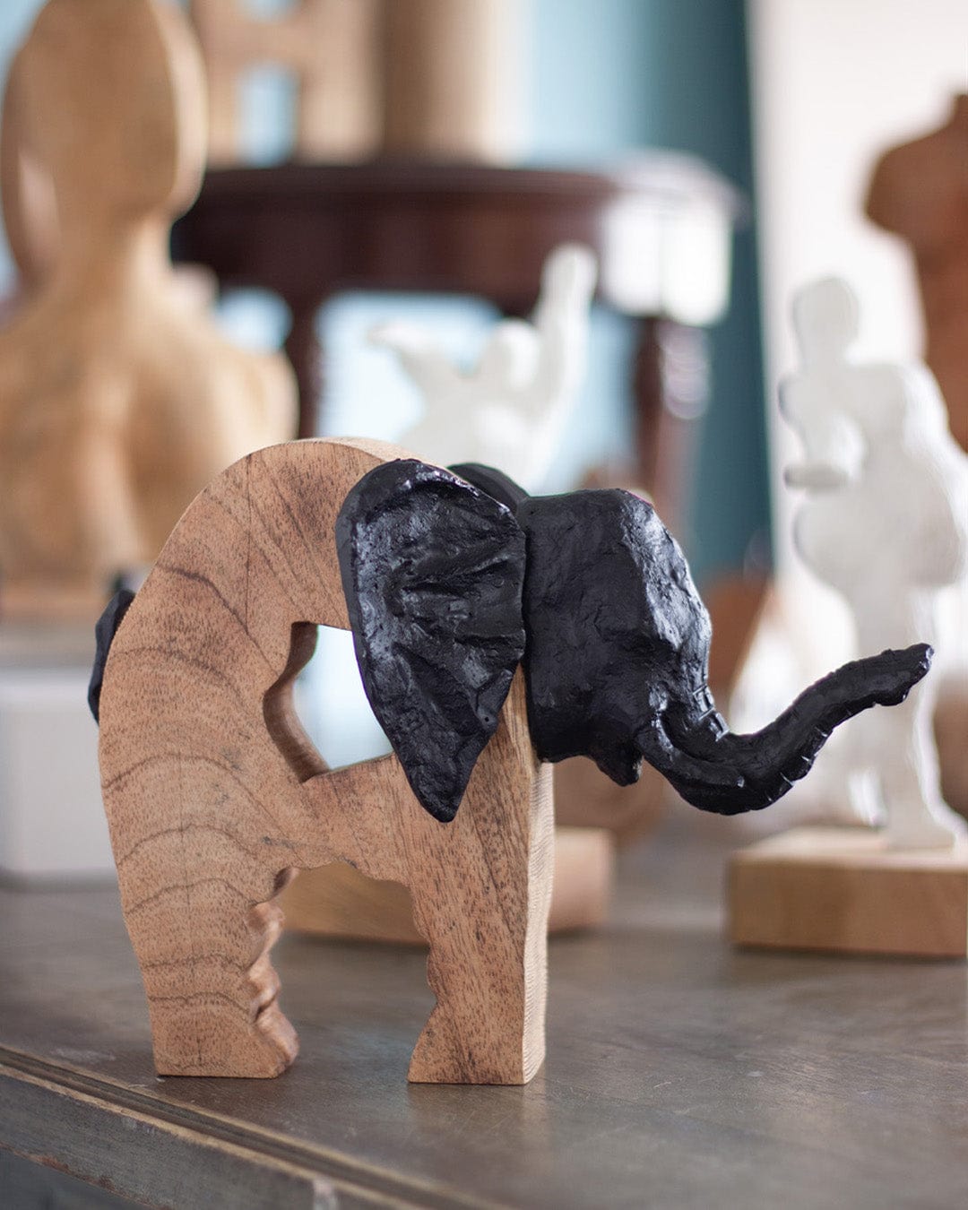 Tusky Wooden Decorative Accent