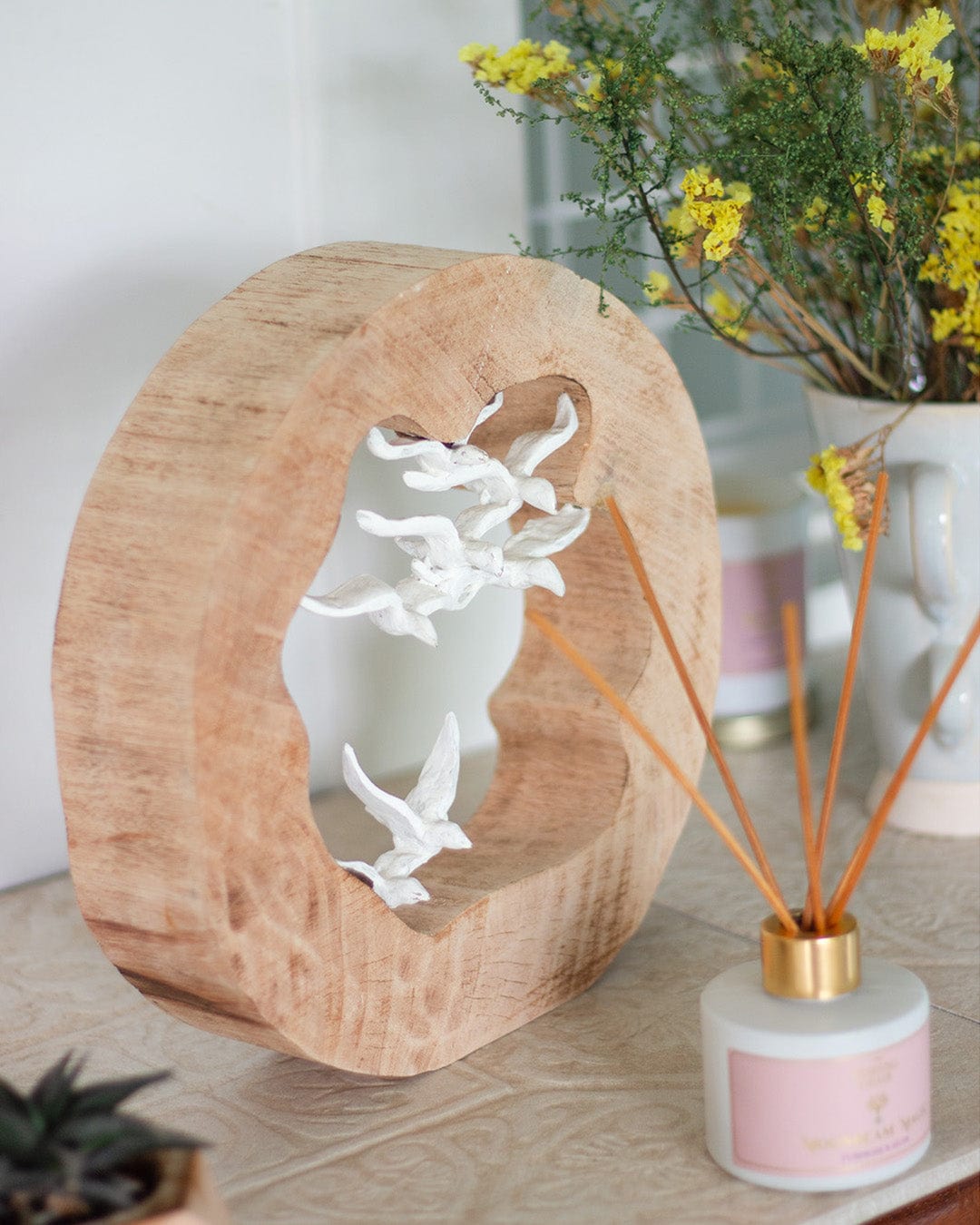 Twiggle Birdscape Wood & Metal Wall Decor