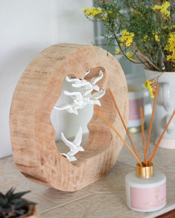 Twiggle Birdscape Wood & Metal Wall Decor