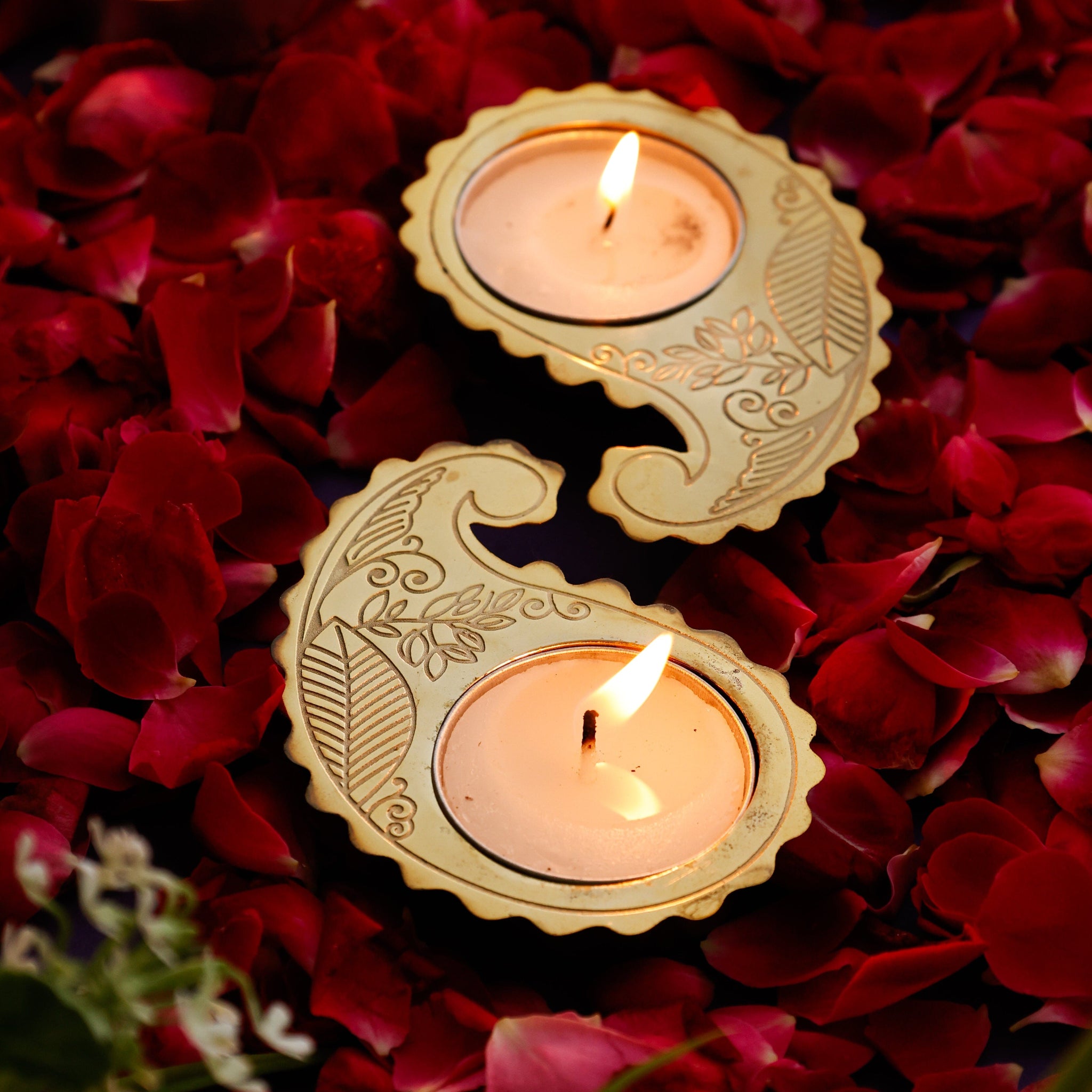 Twirl Tealight Holders Gift Box - Set of 2