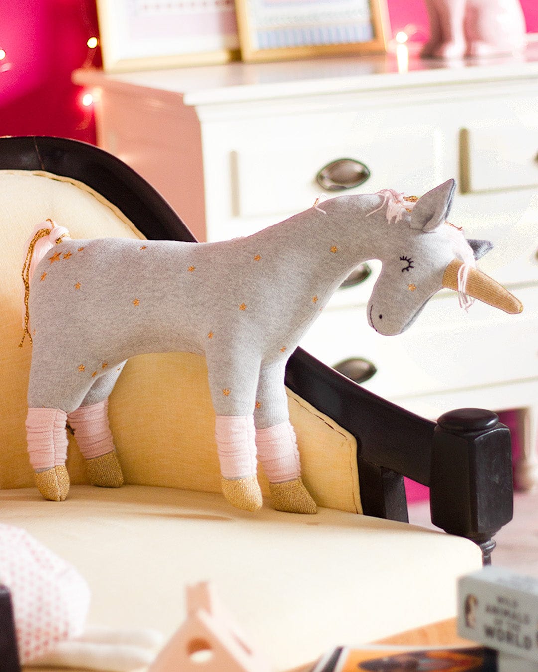 Unicorns Are Real Knitted Cotton Toy