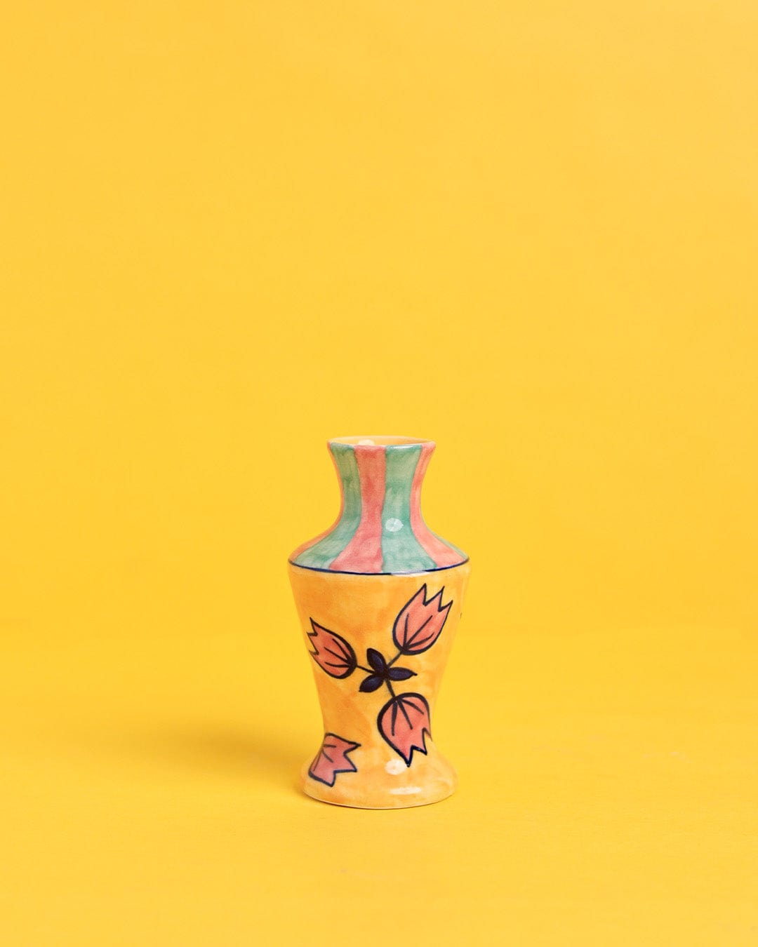 Vaha Handpainted Ceramic Bud Vase