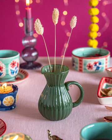 Siris Jug Shaped Glass Vase