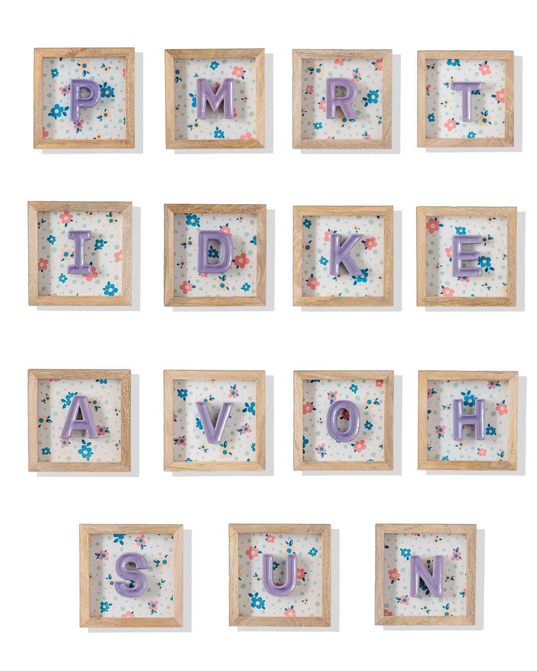 Mini Mottled Mono Wall Hanging - Purple