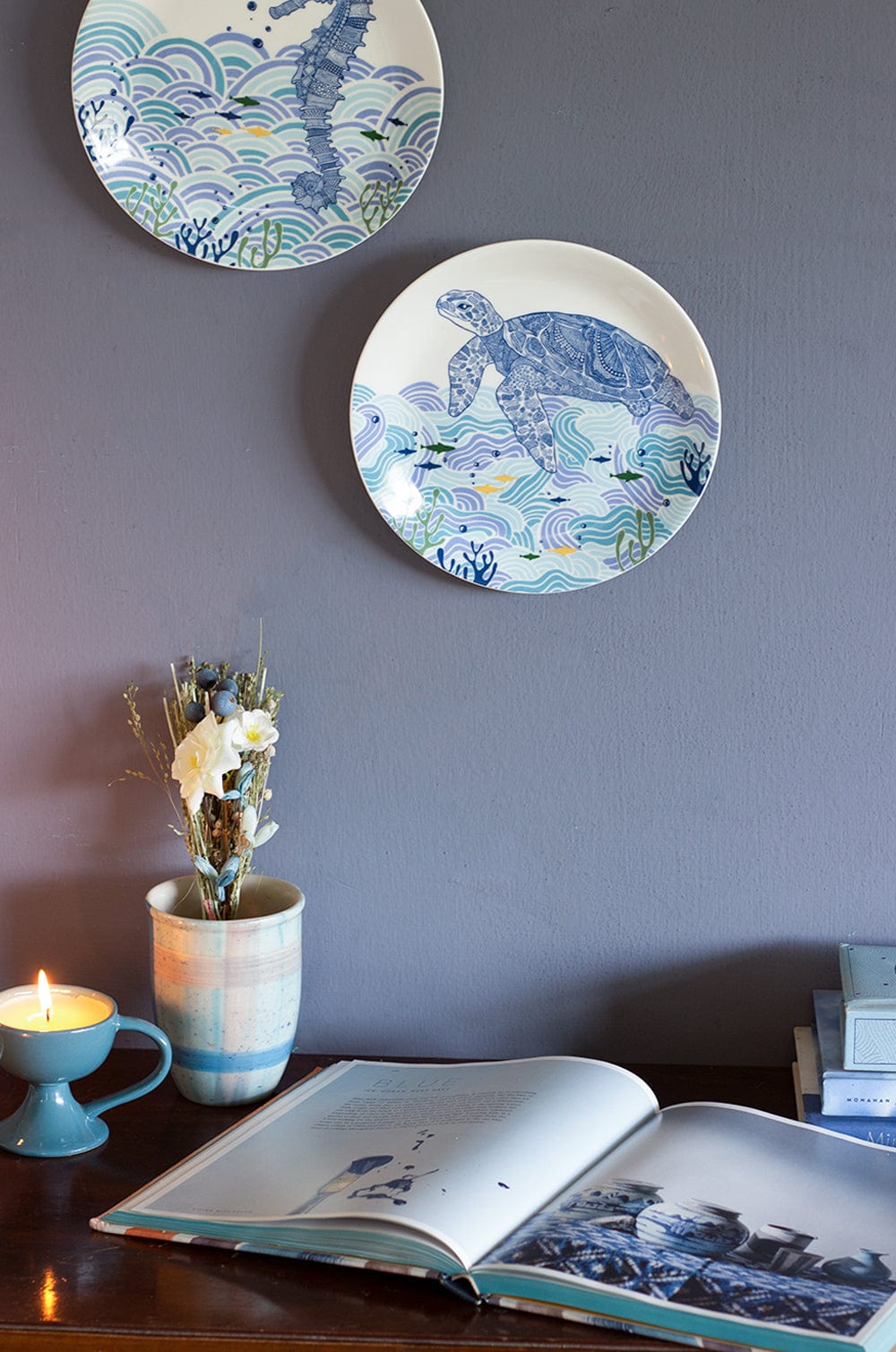 Animal Illustrative  Series Wall Plate - Turtle