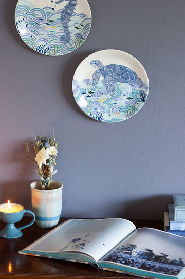 Animal Illustrative  Series Wall Plate - Turtle