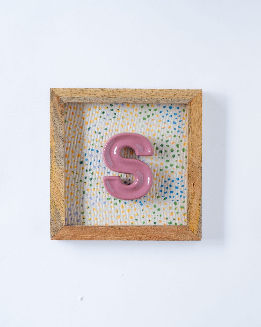 Mini Mottled Mono Wall Hanging - Pink