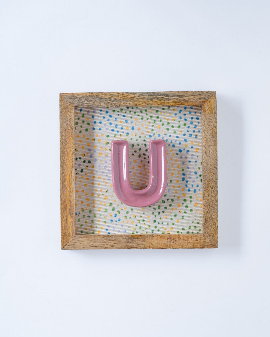 Mini Mottled Mono Wall Hanging - Pink