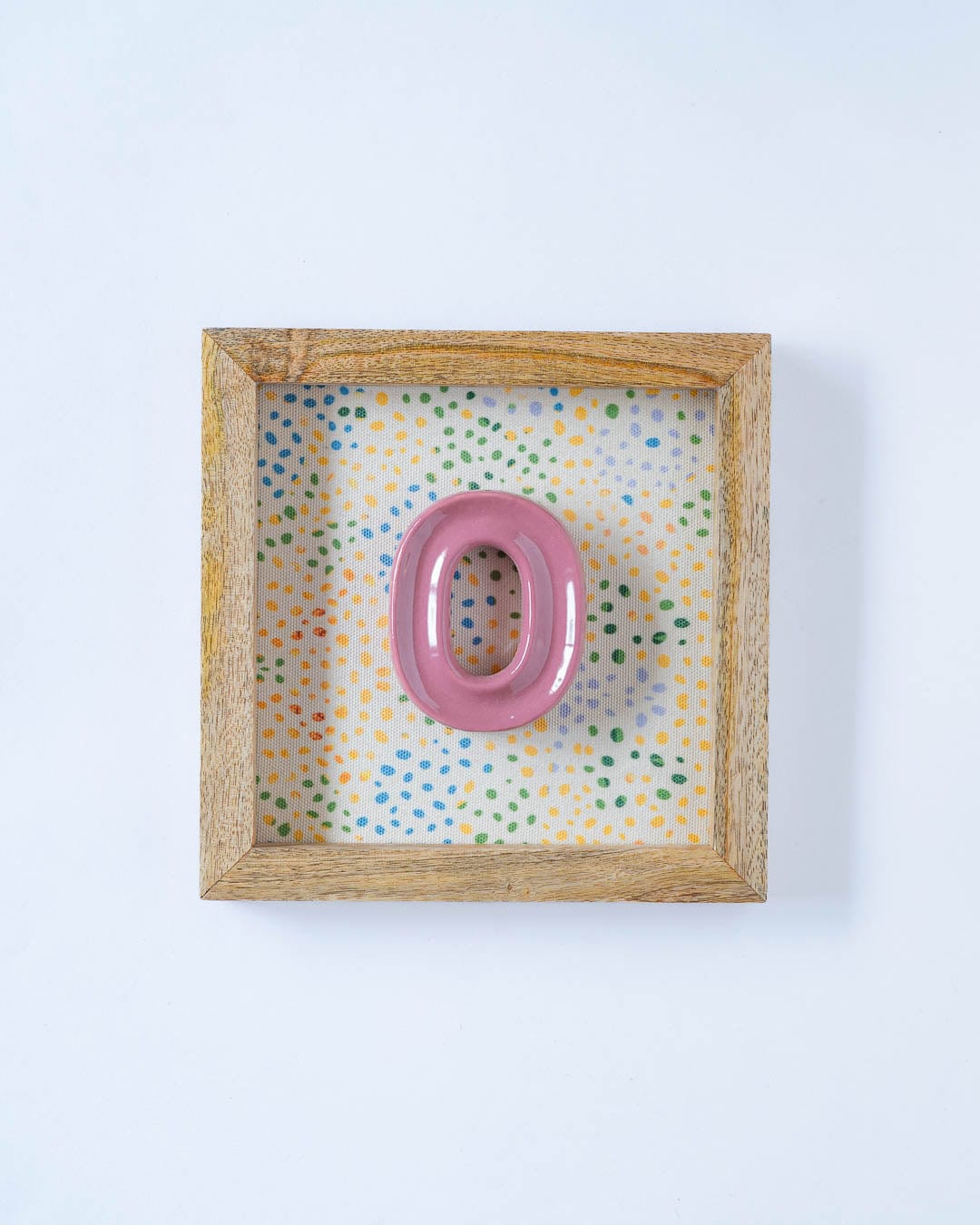 Mini Mottled Mono Wall Hanging - Pink