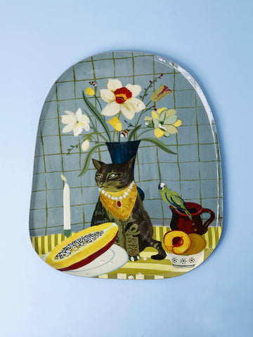 Whisker Watch Metal Wall Plate