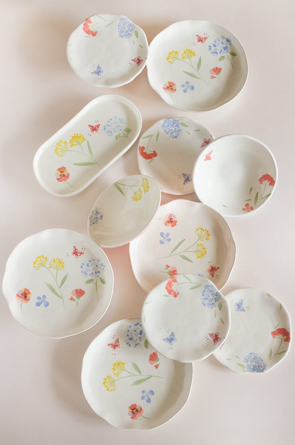 Wildflower Meadow Handpainted Dinner Set