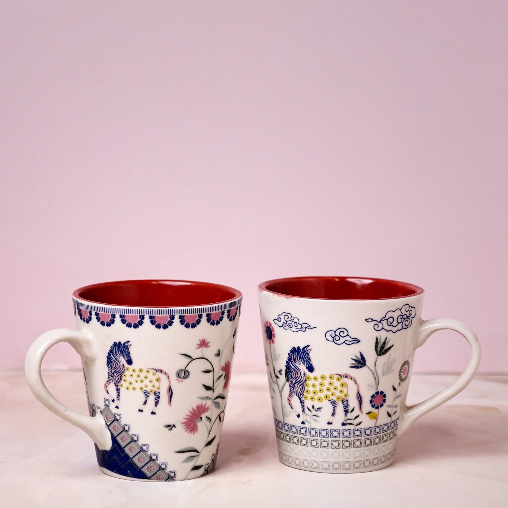 Zebra Safari Mug Collection - Set of 2