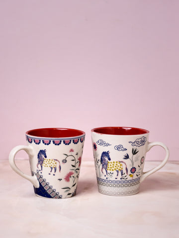 Zebra Safari Mug Collection - Set of 2