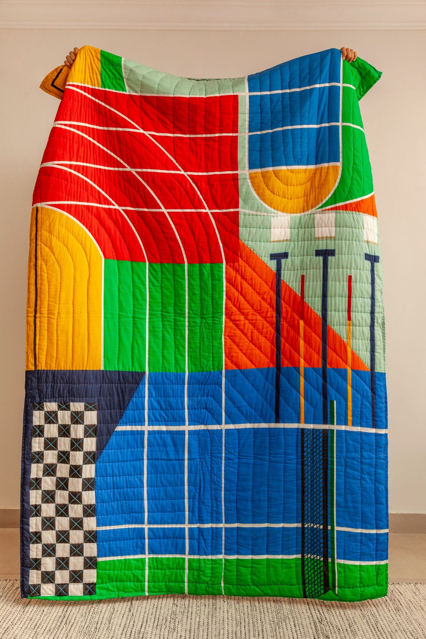 Zookeeper Ravi, The Race Car Driver Quilt