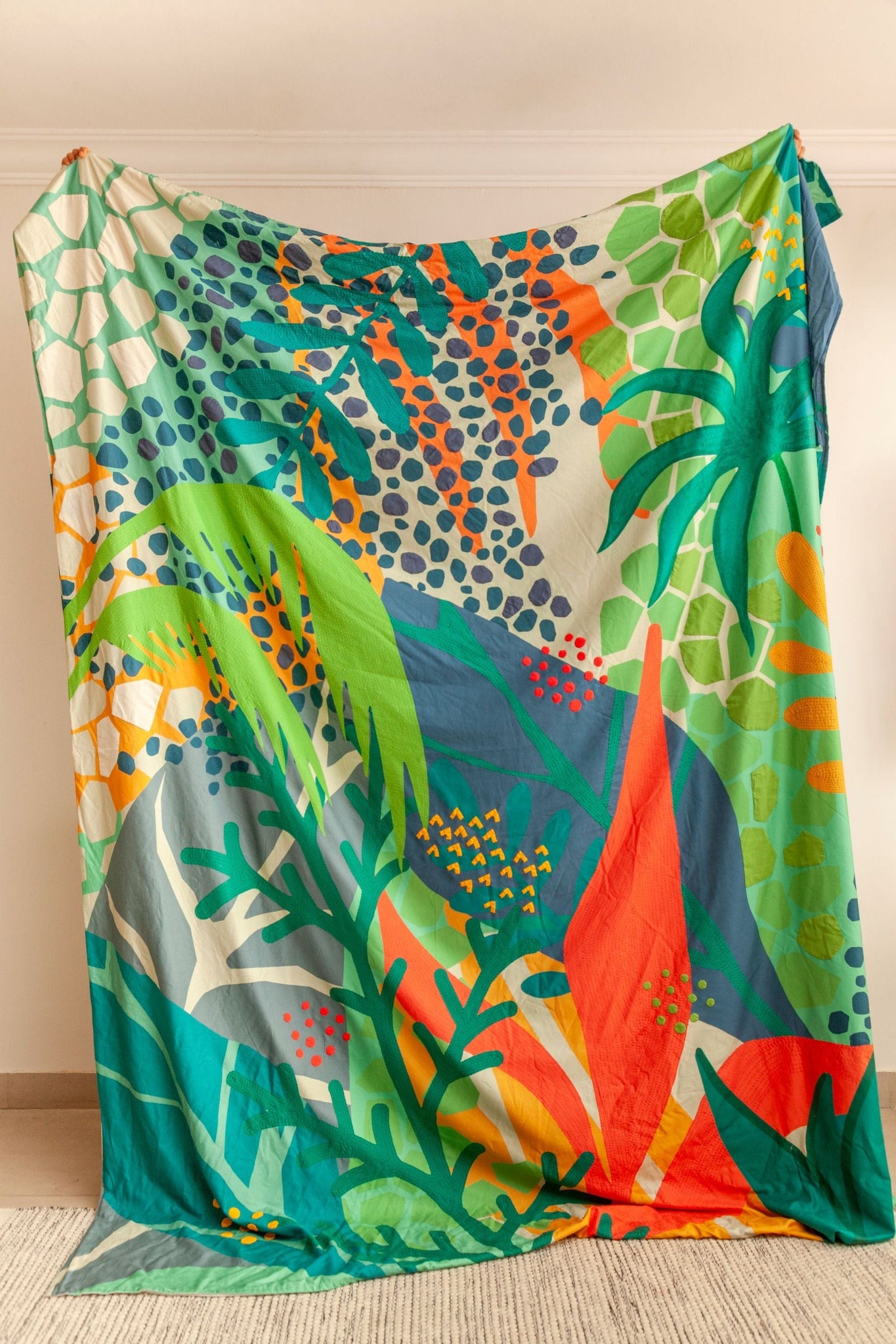 Zookeeper Spot the Leopard Bed Cover-DOUBLE