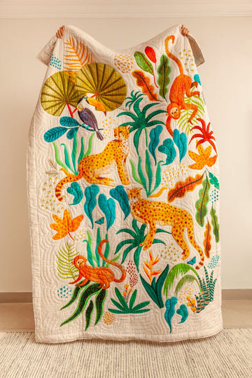 Zookeeper The Forest is my Playground Quilt