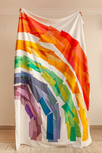 Zookeeper Tin Can Telephone Bed Cover-SINGLE